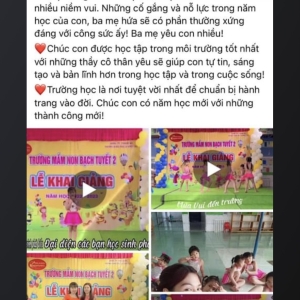 Phụ huynh bé Nguyễn Thị Như Ý